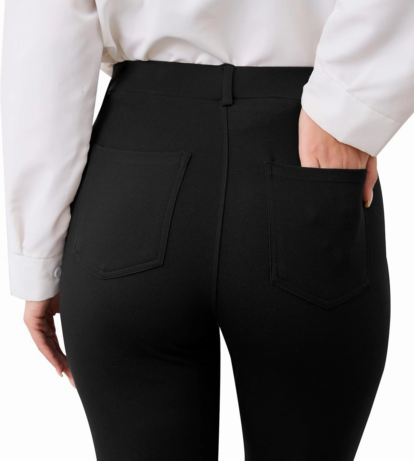 VIMPEP 2024 Fall Women’s Classic Yoga Dress Pants High Rise Straight Soft Feeling Pull On Work Yoga Pants for Casual 2202