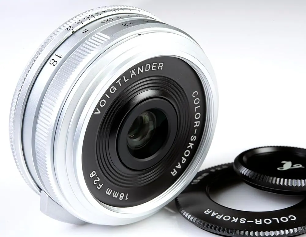 Voigtländer Voigtlander Fujifim X 18mm F2.8 Color-Skopar Silver
