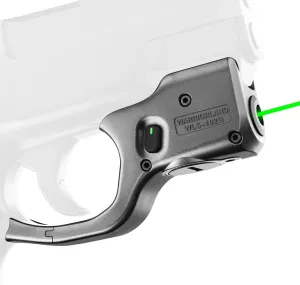 WARRIORLAND Green Laser Sight Tailored Fit M&P Shield 9mm/.40 Pistol (Not Fit Shield Plus), Ultra Compact Shield 40 Beam Sight, Gun Sight with Ambidextrous On/Off Switch & Power Indicator, WLS-102G