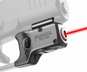 WARRIORLAND Red Laser Sight Tailored Fit Glock G43X MOS/Glock 48 MOS, Ultra Compact Gun Sight with Ambidextrous On/Off Switch & Power Indicator, WLS-100