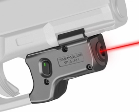 WARRIORLAND Trigger Laser Compatible for Glock 17/19 Gen 3-5 & Glock 22/23/31/32 Gen 3-4 & Glock 19X/44/45, Not Fits Glock 22/23/31/32 Gen 5, Compact Red Laser Sight with Power Indicator, WLS-104