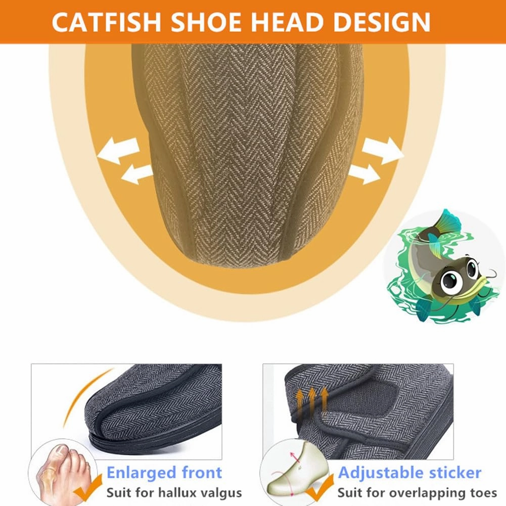 WEEOATAR Post-op Shoe,Adjustable Medical Boot with Magic Sticks,Recovery Shoe with Plush Keep Warm for Post-surgery,Broken Foot or Toe,Stress Fractures,Bunions,or Hammer(Grey,L=25.5cm/10.04in)