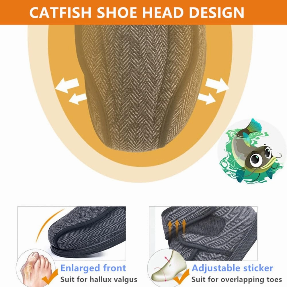 WEEOATAR Post-op Shoe,Adjustable Medical Boot with Magic Sticks,Recovery Shoe with Plush Keep Warm for Post-surgery,Broken Foot or Toe,Stress Fractures,Bunions,or Hammer(Grey,L=26.5cm/10.43in)