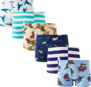 Winging Day Little Boys' Cotton Brief Soft Underwear Multipack