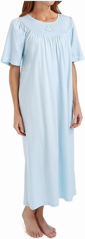 Women's 33400 Soft Cotton Short Sleeve Night Shirt Gown