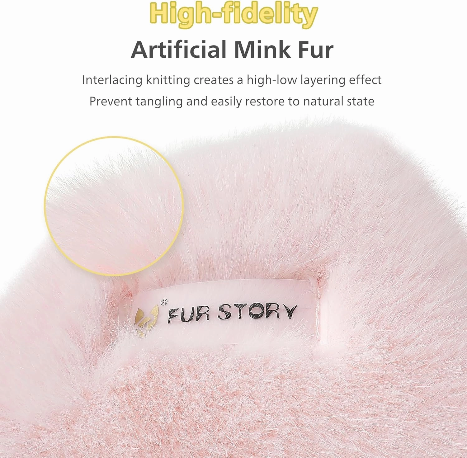 Women's House Slippers Fuzzy Platform Slides Faux Fur Fluffy Sandals Winter Memory Foam Cloud Footwear Latex Insoles
