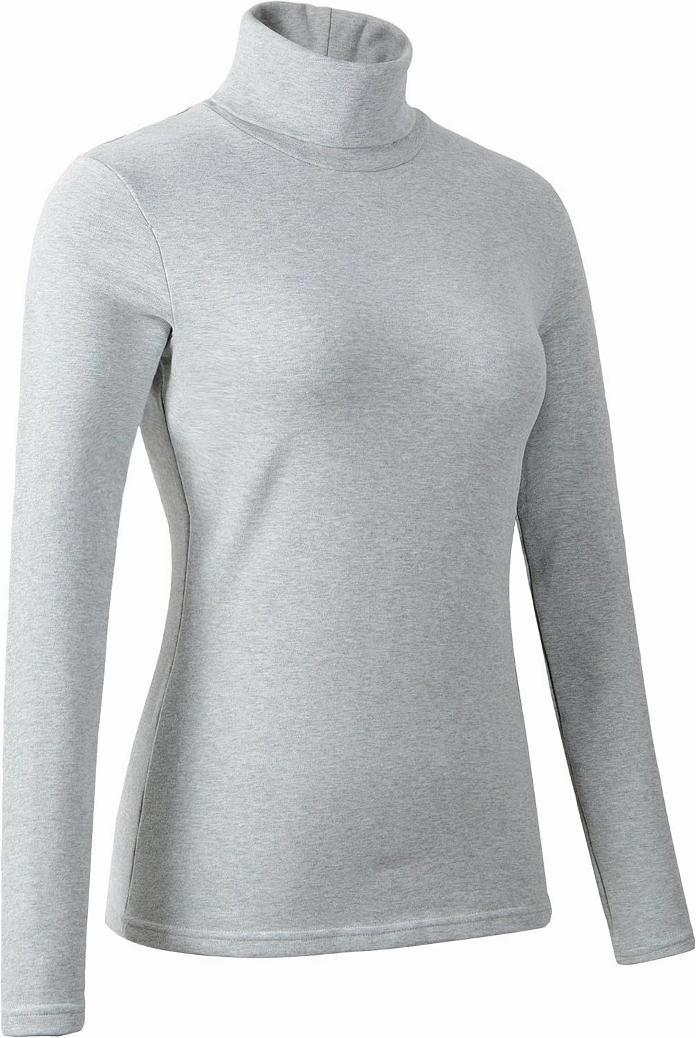 Women's Soft Cotton Turtleneck Top Basic Pullover Sweater