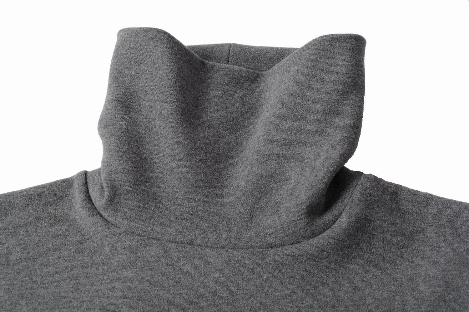 Women's Soft Cotton Turtleneck Top Basic Pullover Sweater