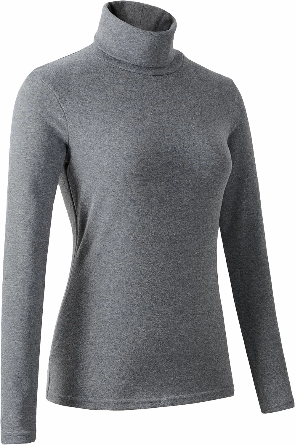Women's Soft Cotton Turtleneck Top Basic Pullover Sweater