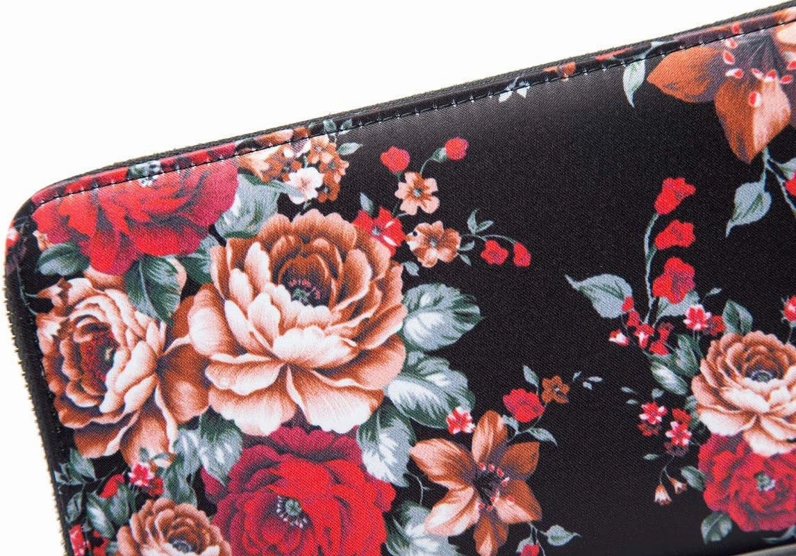 Women Wallet Card RFID For Womens Holder Blocking Credit Small Zipper Purse Pocket Bifold Slim Coin ID Ladies Wristlet Clutch Large Capacity Window Case Travel Zip Women's