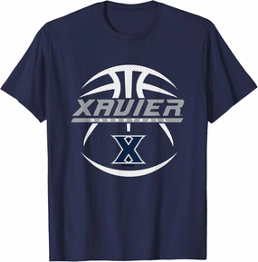 Xavier Musketeers Basketball Rebound Navy T-Shirt