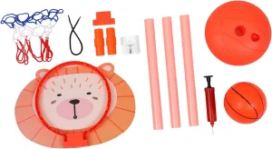 Yardwe 1 Set Basketball Set Fun Game for Indoor Easy to Assemble with Smooth Bezels Present for Basketball Throwing Hoop with Adorable Design