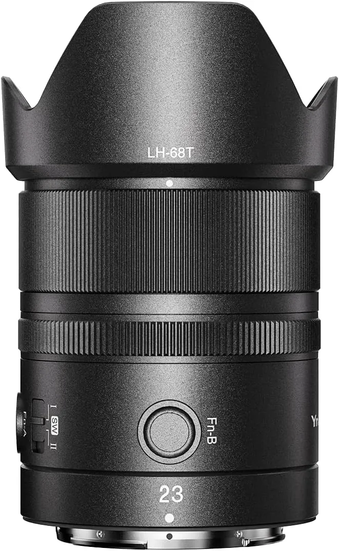 YONGNUO YN23MM F1.4Z DA DSM WL Pro Auto Focus Wide Angle Prime Lens for Nikon Z Mount, Large Aperture APS-C Lens for Nikon Mirrorless Cameras Z5 Z50 Z6 Z6II Z7 Z7II