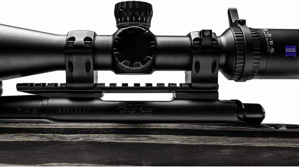ZEISS Precision Ultralight 1913 Mil-Spec Rifle Scope Mounting Rings with Anti-Cant Bubble Level, Black