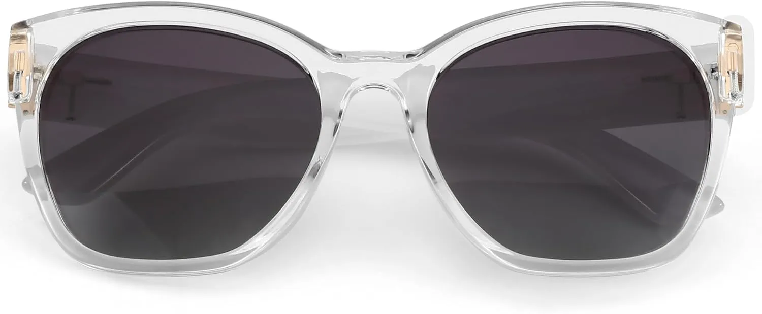 ZENOTTIC Cateye Polarized Sunglasses for Women - Oversized Sun Glasses UV400 Protection Retro Shades Designer Style